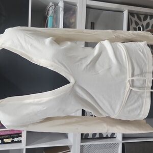 Banana Republic Cream extra soft cotton Knit Top